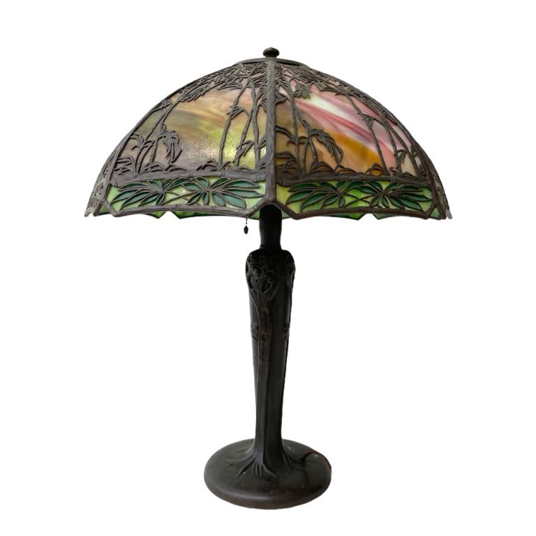 Handel Teroca Sunset Palm Trees Table Lamp (1 of 3)