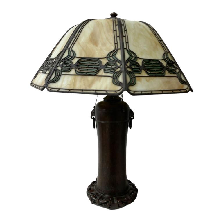 Signed Handel Table Lamp (1 of 3)
