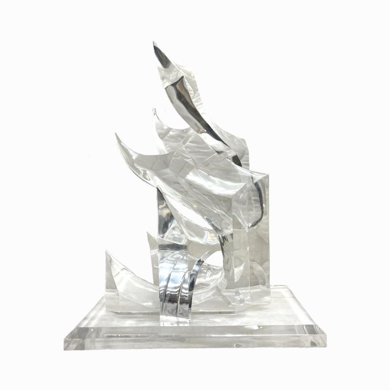 Van Teal Lucite Sculpture (1 of 2)