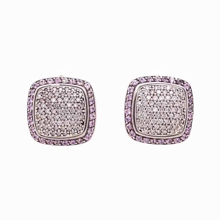 David Yurman Earrings, Set In 925 Silver (1 of 3)