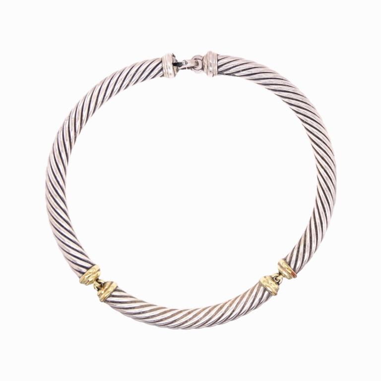 Sterling Silver Choker Necklace (1 of 3)