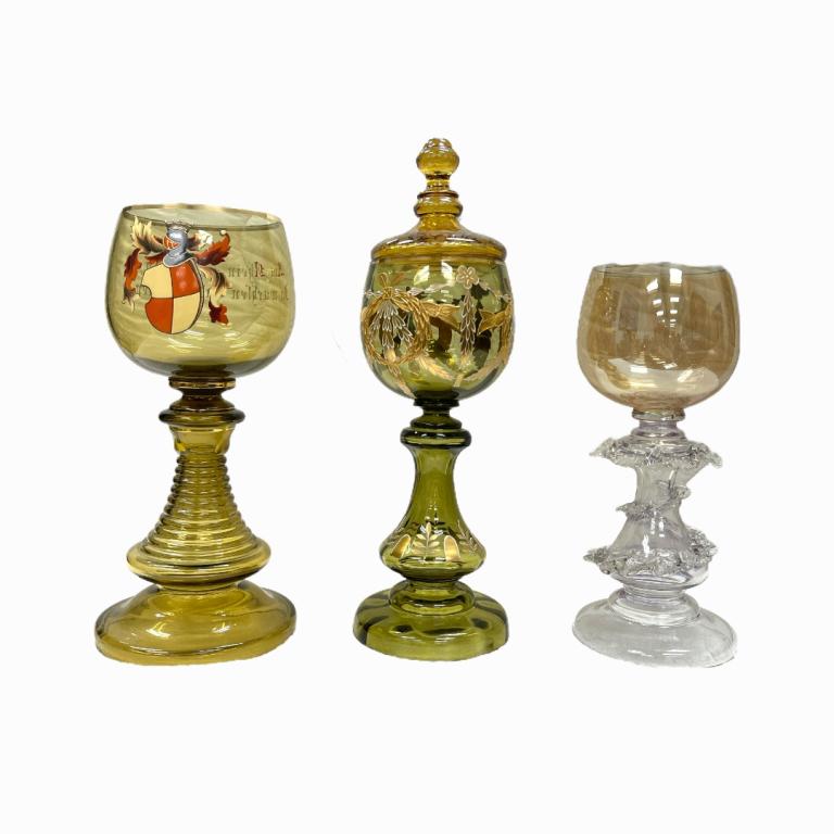 Set of 3 Assorted Glass Vessels (1 of 4)