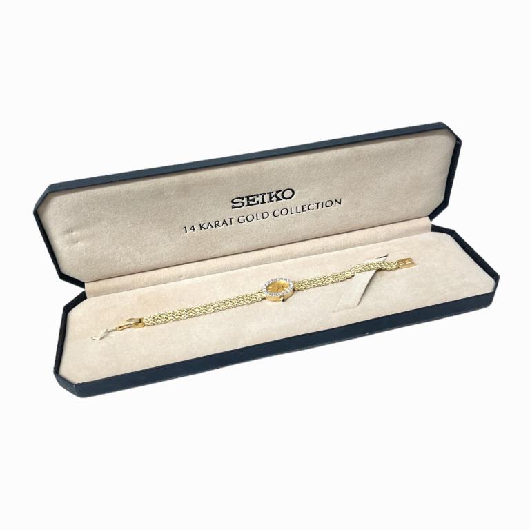 Seiko Diamond and Gold Watch (1 of 5)