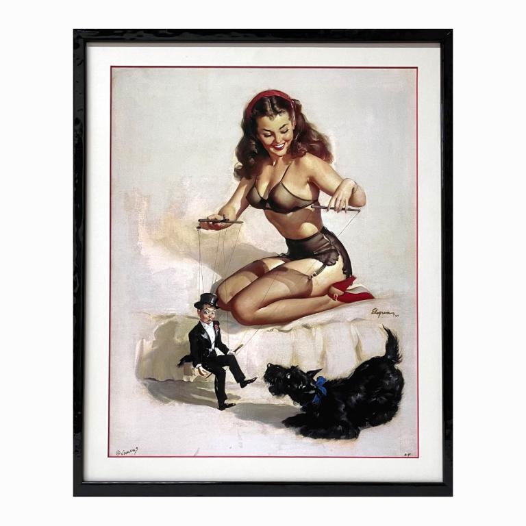 Gil Elvgren Pin-Up Girl Framed Print (1 of 6)