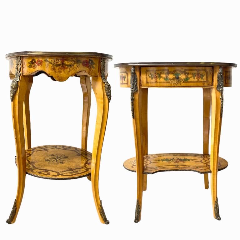 Pair of French Style Silde Tables (1 of 5)