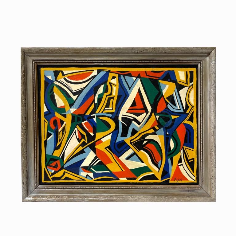 Modern abstract oil painting (1 of 4)