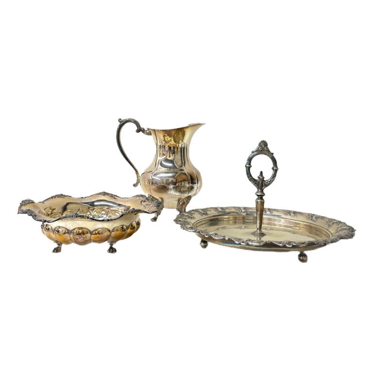 Lot of 3 silver plated pieces (1 of 3)