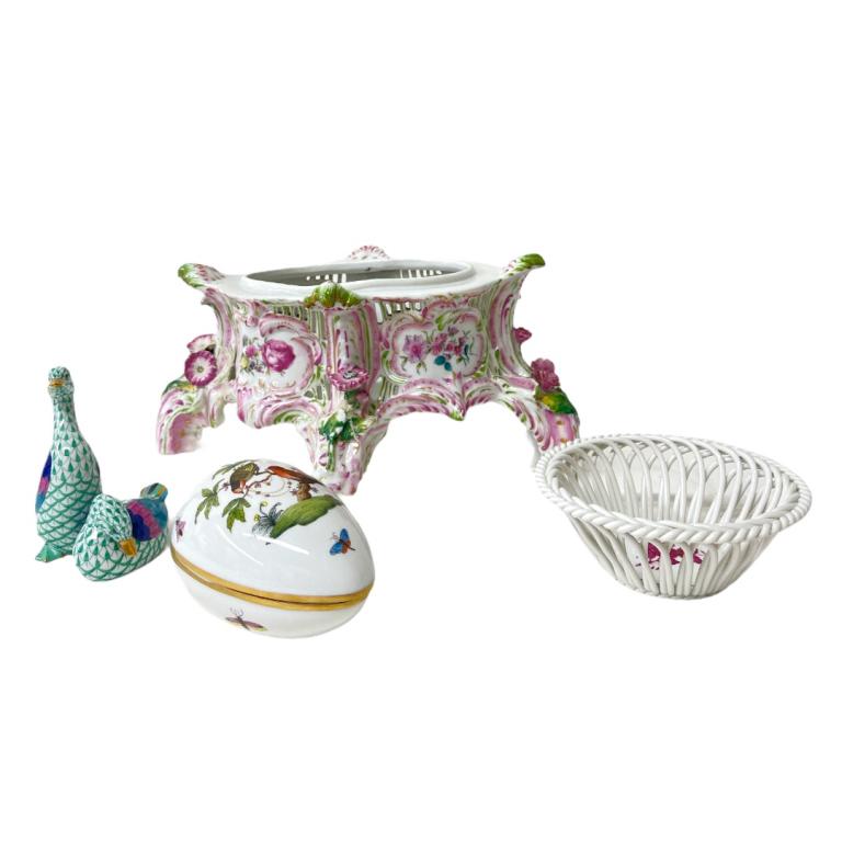 Lot of 4 Herend Porcelain (1 of 7)