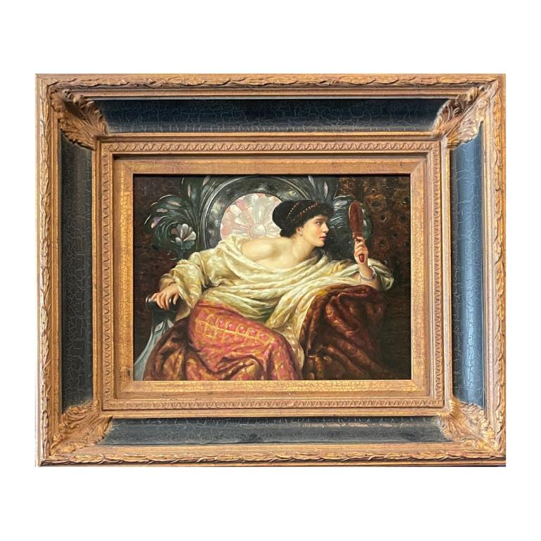 Italian Classical Oil Paint Print on Canvas (1 of 3)