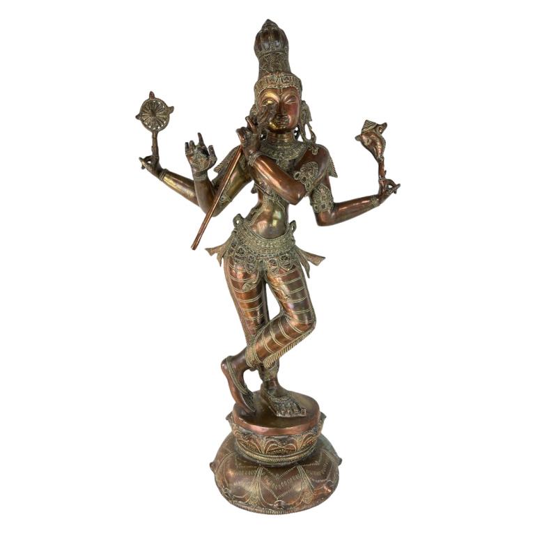 Large Chinese Bronze Buddha Sculpture (1 of 5)