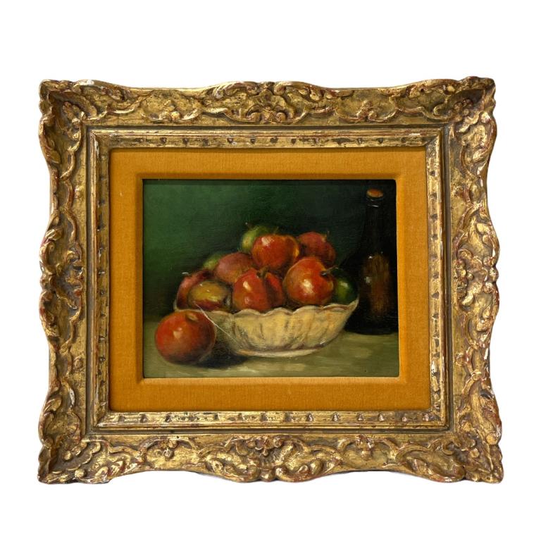 Antique Still Life Oil on Canvas (1 of 4)