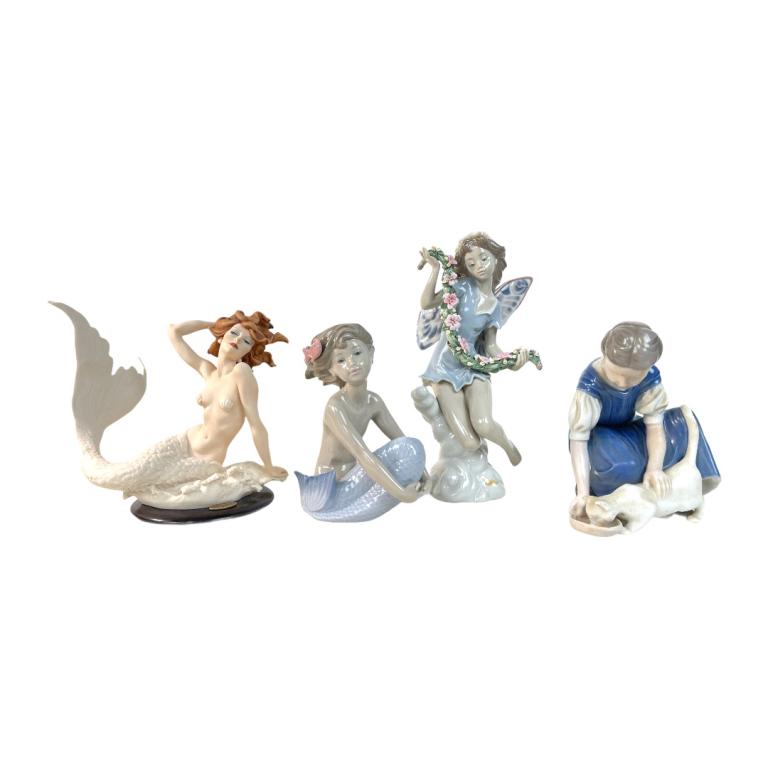 Lot of 4 Porcelain World Porcelain Female Figures (1 of 4)