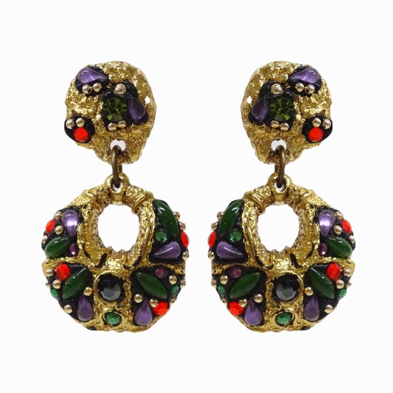 Vintage Christian LaCroix Paris Runway Earrings (1 of 2)