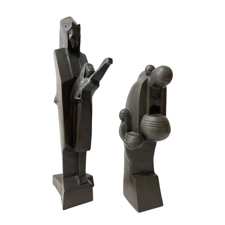 Pr Frank Lloyd Wright Nakoma & Nakomis Bronzes (1 of 7)