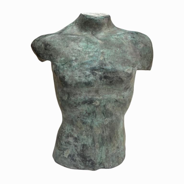 Life Size Bronze Sculpture OF Male Torso (1 of 4)