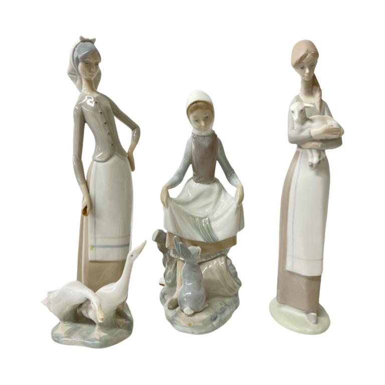 3 Lladro Spain Sculptures 4505 4826 & 1035 (1 of 7)