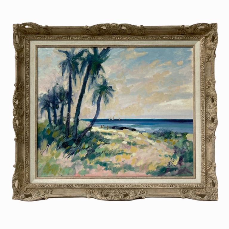 Mahlon Cline Florida Coastal Landscape Oil/Board (1 of 4)