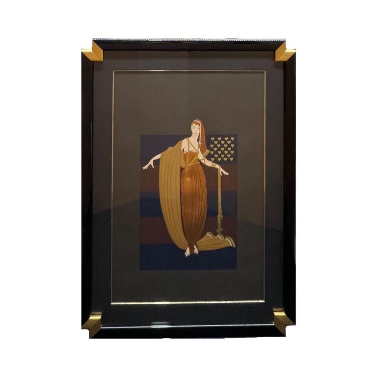 Erte "Fringe Cape" Limited Edition Serigraph (1 of 4)