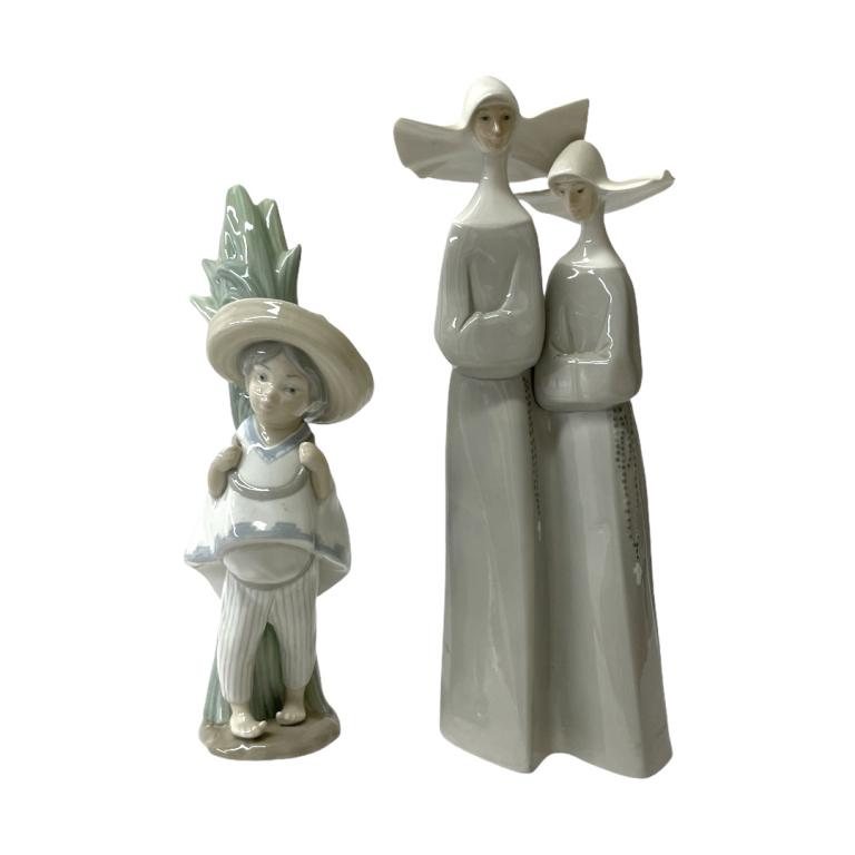 2 Lladro Spanish Porcelain Sculptures 4611 1059 (1 of 4)