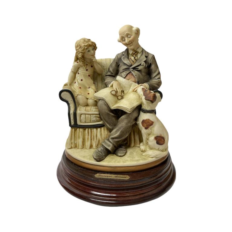 Giuseppe Armani "Grand Dad With Little Girl" 0250 (1 of 3)