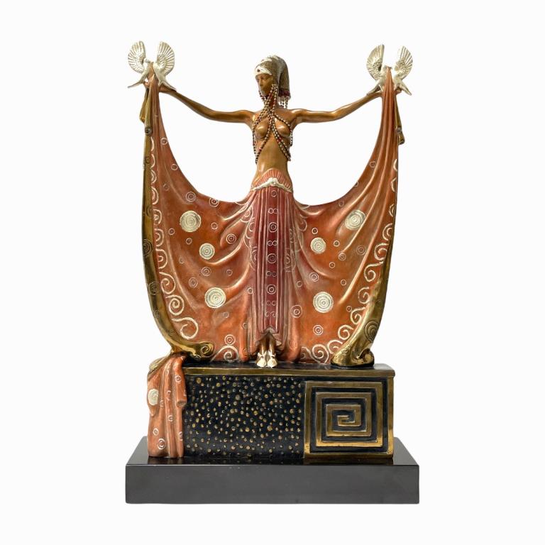 Erte "Venus" Cold Painted Limited Edition Bronze (1 of 6)