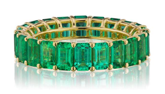 EVERGREEN EMERALD ETERNITY BAND (1 of 2)