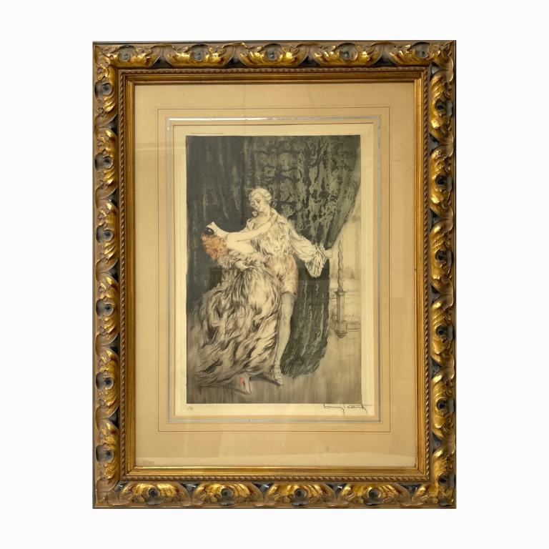 Louis Icart Signed EA "Casanova" Aquatint Etching (1 of 4)