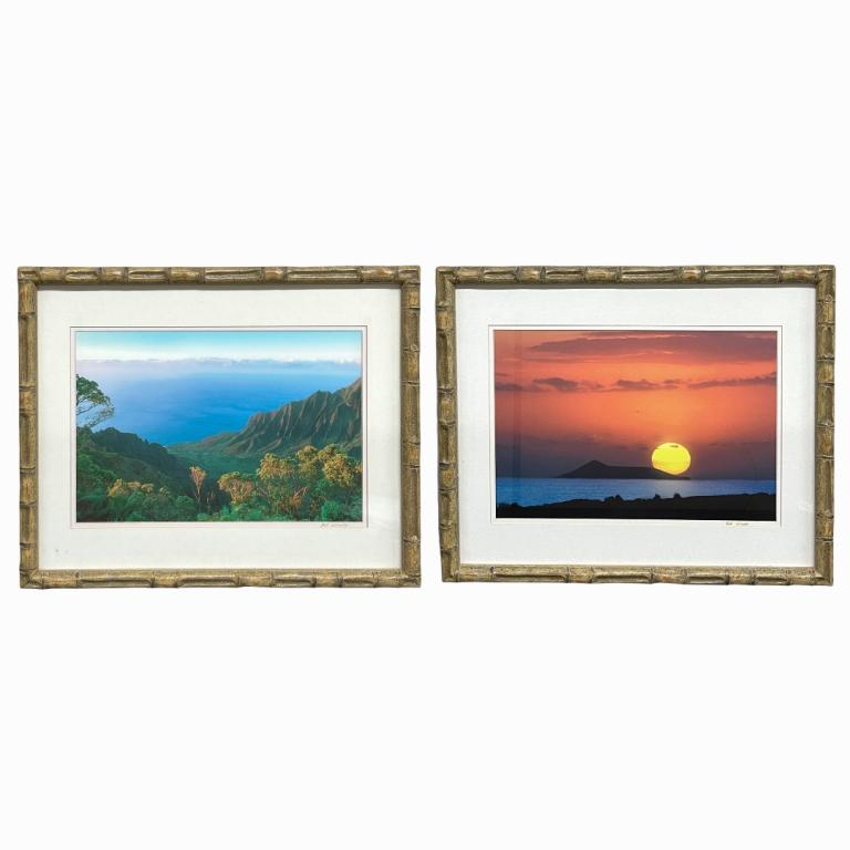 Pair of Bob Wright Signed Photographs Of Kauai (1 of 6)