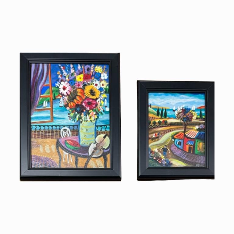 2 Shlomo Alter (ISRAEL b1936) Serigraphs Park West (1 of 6)