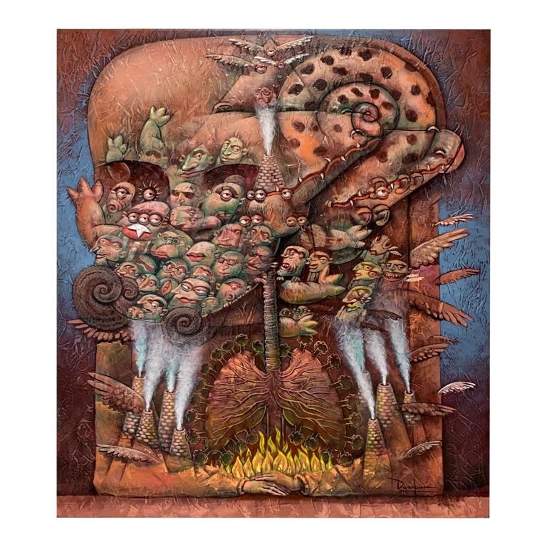 Asbel Dumpierre (CUBA b1971) "Cabeza Mutante" (1 of 4)