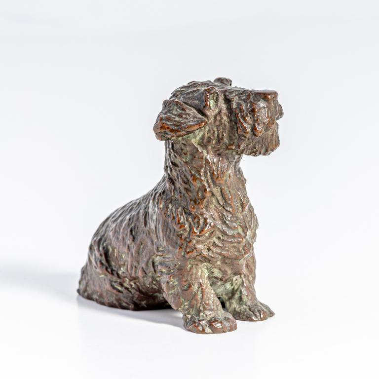 Marguerite Louisa Kirmse (1885 - 1954) Bronze Dog (1 of 4)