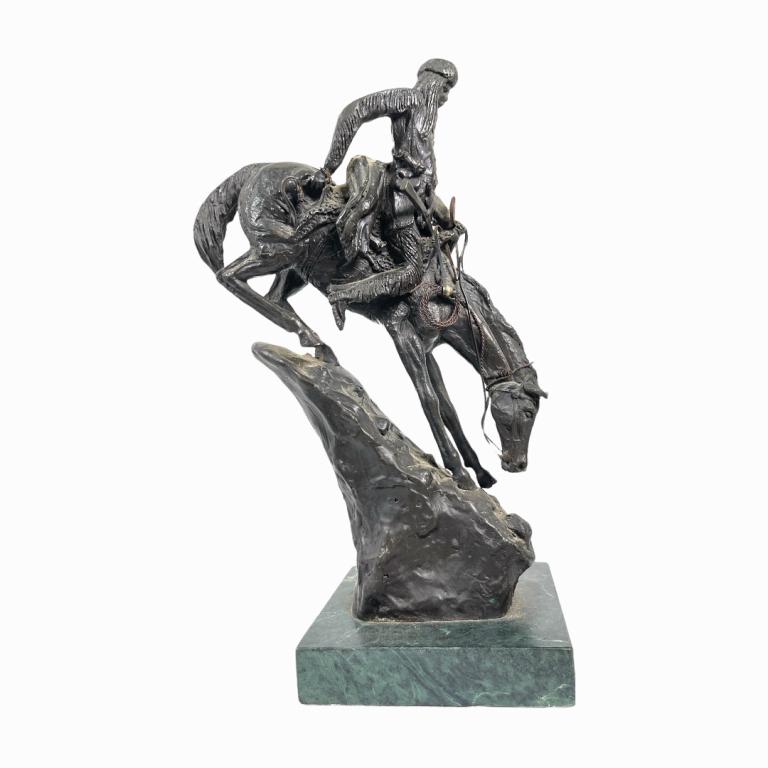 After Frederick Sackrider Remington (AMERICAN / NEW YORK / KANSAS / CONNECTICUT, 1861 - 1909) bronze (1 of 4)