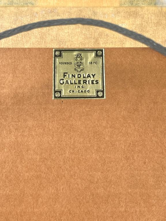 Oswald Eichinger (GERMAN, born 1915) still life oil painting on artist panel board depicting desk (1 of 4)