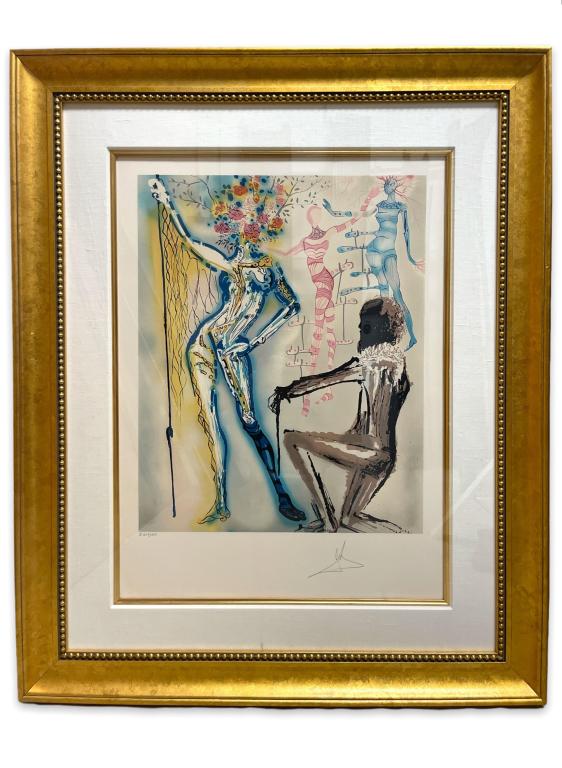 Salvador Dali (SPANISH / FRACE, 1904 - 1989) artist proof color lithograph titled "The Ballet of the (1 of 5)