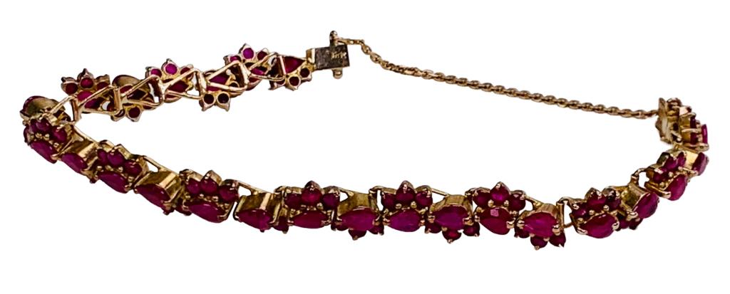 14K Ruby Bracelet. (1 of 3)