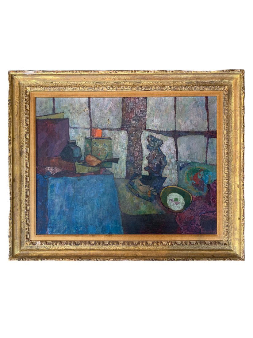 Oil Painting on canvas, signed Edward oil on canvas. 20 inches high x 26 inches wide. (1 of 7)