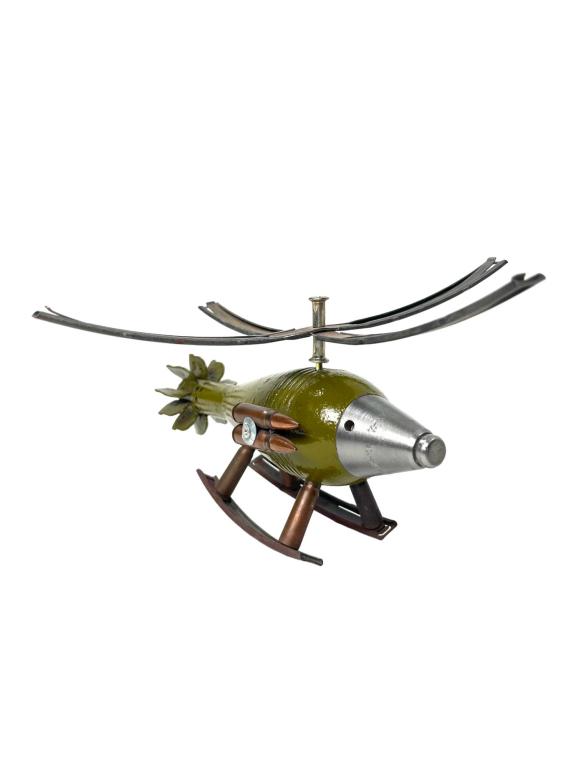 Metal Craft Army Memorial Helicopter. (1 of 5)