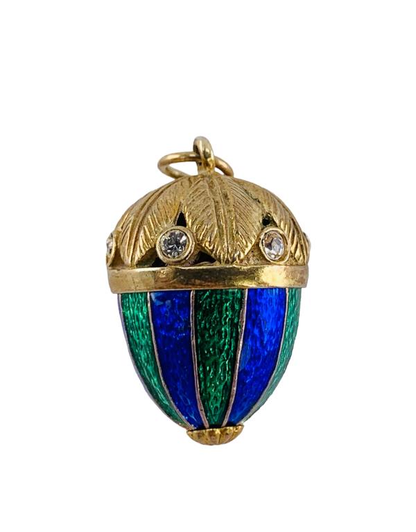 Possibly Russian Gold, Diamond And Enamel Egg (1 of 4)