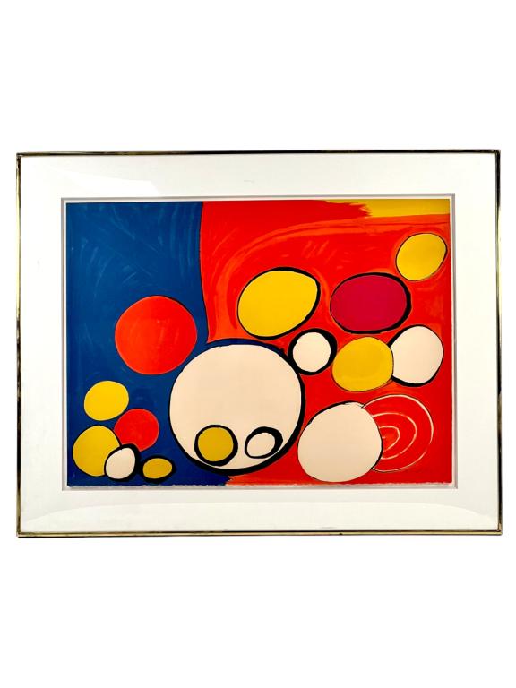 Alexander Calder " Circle With Eyes " Lithograph. (1 of 11)