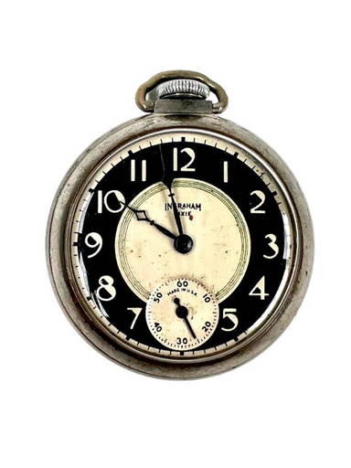 1900s Vintage Ingraham Dixie Pocket Watch