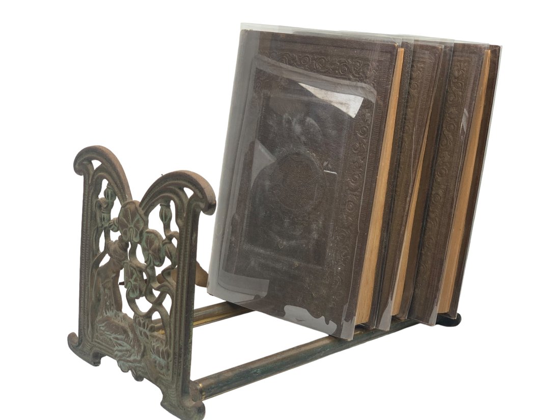 Antique Beautiful Expandable Book Rack Bookends (1 of 7)