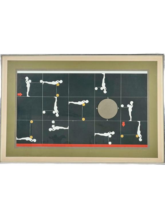 Ernest Trova "Study Falling Man: Grid " (1 of 6)