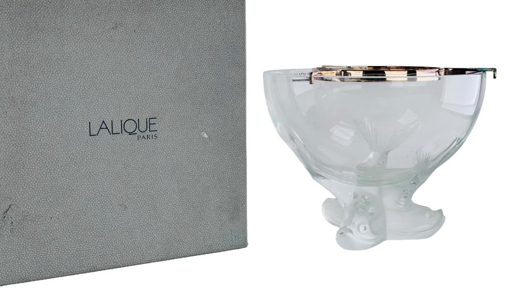 LALIQUE FRANCE "IGOR" CAVIAR SERVER BOWL (1 of 7)