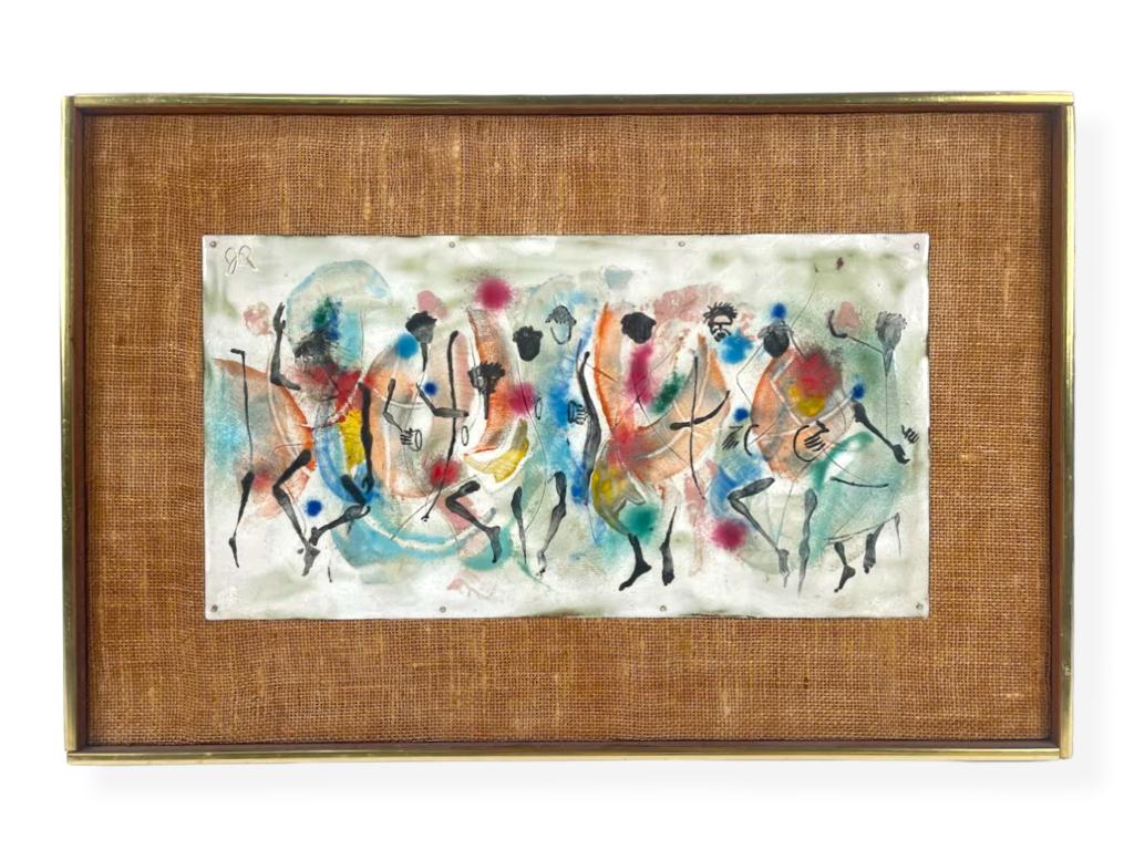 Jay Robinson (B. 1915) Painting on Enamel (1 of 5)