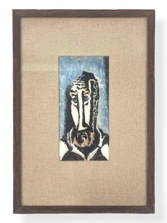 Ben BENN (AMERICAN 1884-1983) Mixed Media: BEN BENN (1884-1983) mixed media on paper Signed by artist to the lower right. Dimensions: framed: 15" X 10.5" IN. art: 8" X 4" IN.