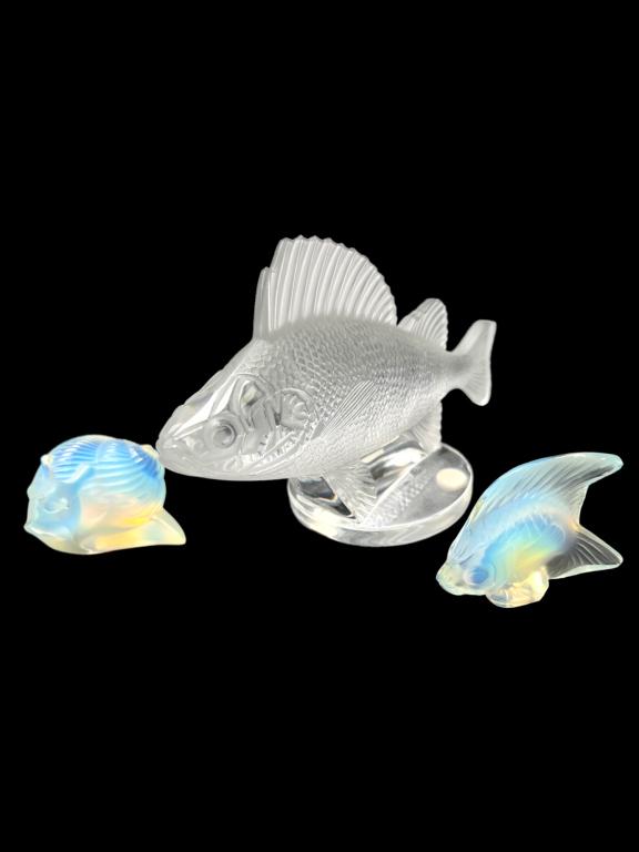 Set of 3 Lalique Crystal Figures (1 of 15)