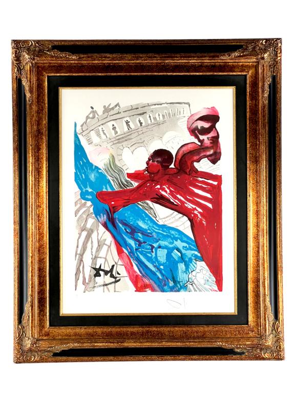 Original Salvador DALI Lithograph with Cert (1 of 8)