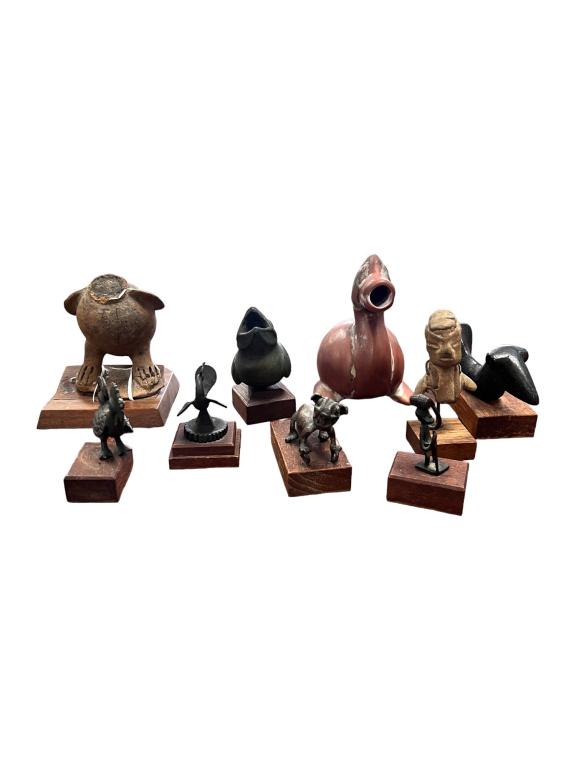 COLLECTION PRE COLUMBIAN SCULPTURES (10p) (1 of 4)