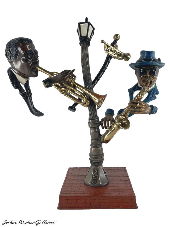 PAUL WEGNER(B. 1950) "MEMPHIS MIDNIGHT BRONZE (1 of 6)