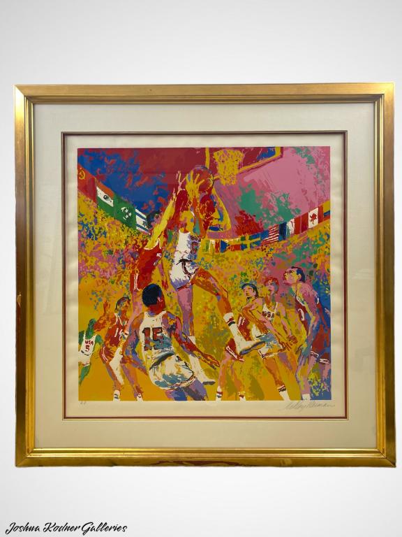 Leroy Neiman "Basketball" Signed Artist's Proof AP (1 of 6)